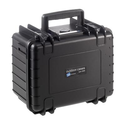 OUTDOOR resväska i svart 250x175x155 mm med vadderade delare Volume: 6,6 L Model: 2000/B/RPD